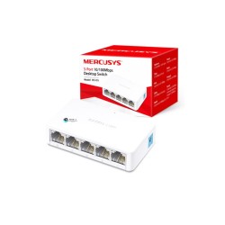 DESKTOP SWITCH MERCUSYS MS105 5 PORTS 10/100/1000MBPS RJ45  DESKTOP SWITCH MERCUSYS MS105 5 PORTS 10/100/1000MBPS RJ45